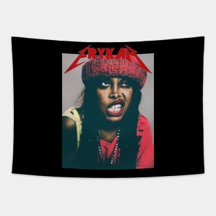 Erykah Badu Vintage Retro Style Tapestry