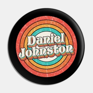 Daniel Proud Name - Vintage Grunge Style Pin