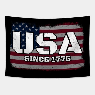 USA Since 1776 Flag - july 4th Tapestry