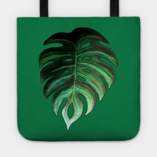 Monstera Leaf Design Tote