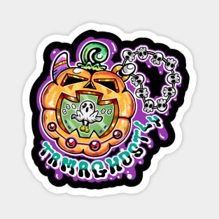 Halloween - Spooky pet - tamaghostly Magnet