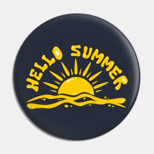 Hello Summer Pin