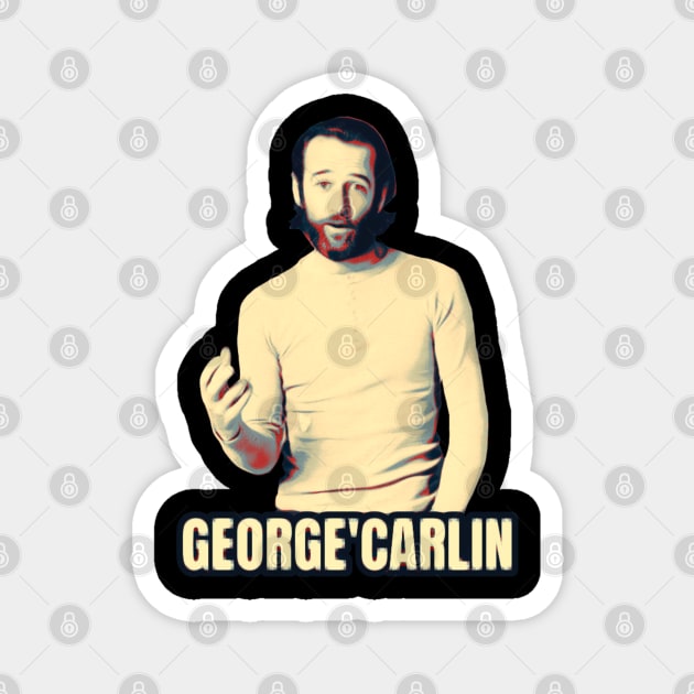 Ton george carlin Magnet by SIRAJAGUGUK