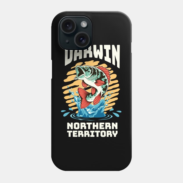 Darwin Barra Fishing Phone Case by Speshly