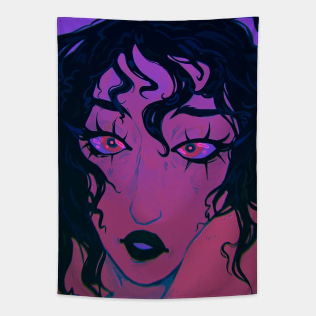 Look into my eyes! Tapestry by snowpiart