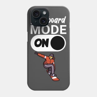 Snowboard mode on Phone Case