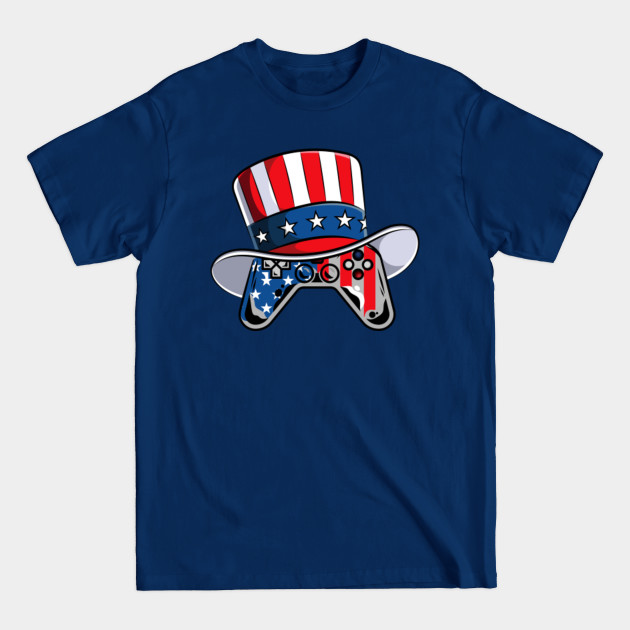 Discover Video Game 4th of July American Flag Gamer Gift - Video Game 4th Of July - T-Shirt