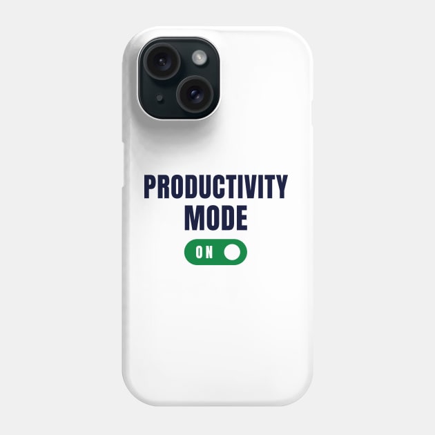 Productivity Mode On Phone Case by Zenflow