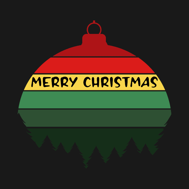 Merry Christmas Ornament (sunset) by PersianFMts