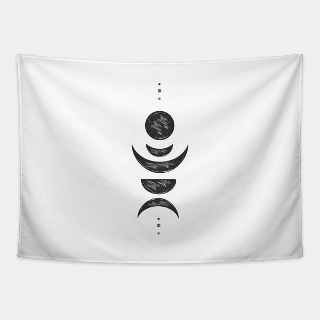 Luna Soul Series 12 Tapestry by studioaartanddesign