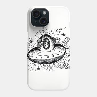 Bunnysaucer II Phone Case