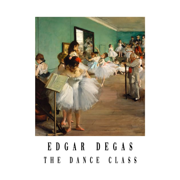 Edgar Degas painting - the dancing class by thecolddots