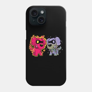 Carbon & Diamond Doggos Phone Case