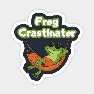 Funny Frog-crastinator Magnet