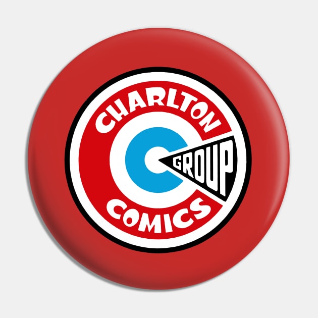 Classic Comics Logo Pin by krismosby