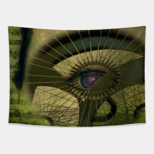 Modern Surrealist Artwork Tapestry