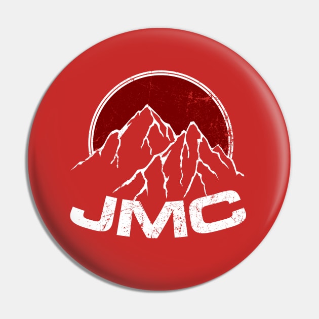 JMC - white destressed Pin by spicytees