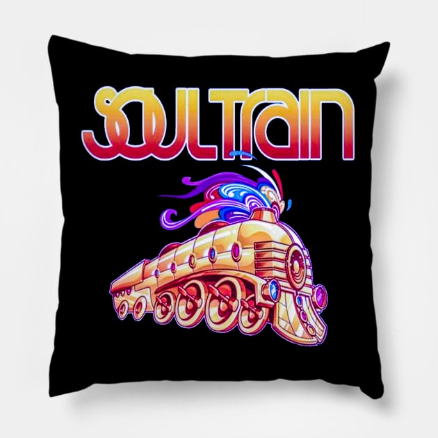 soul train Pillow by adon aska