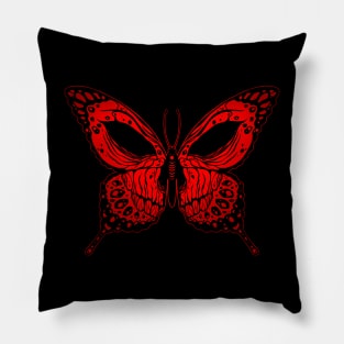 Butterfly skull Pillow