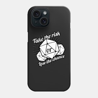 Pen and Paper Dice Quote Phone Case