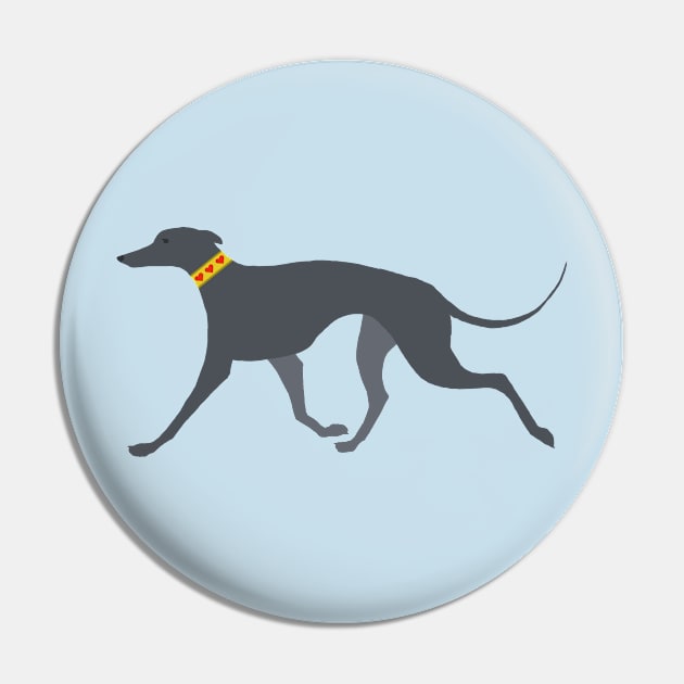 Trotting greyhound dog v2 Pin by rsutton