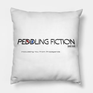 Peddling Fiction Logo 3 Pillow