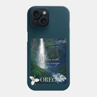 Oregon Waterfall Poster Phone Case