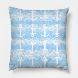 SAIL Away Anchor Pattern Pillow