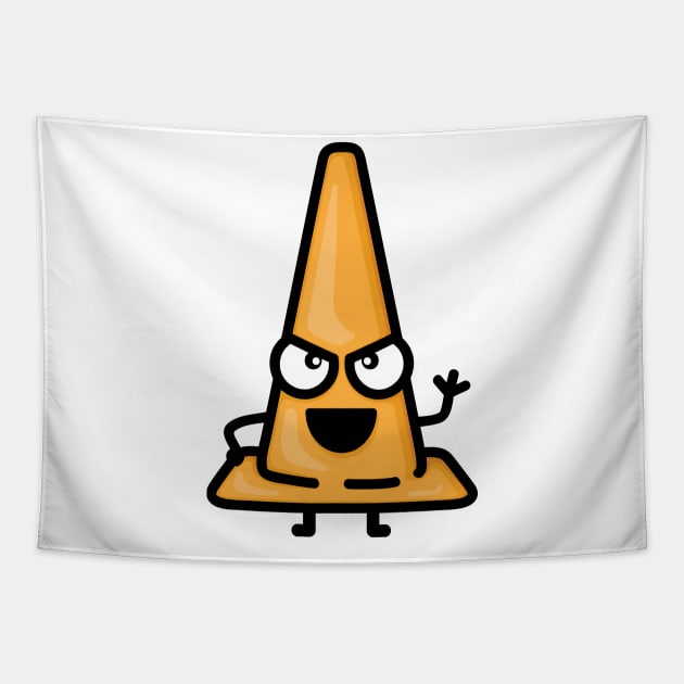 Evil Cone 2 Tapestry by hoddynoddy