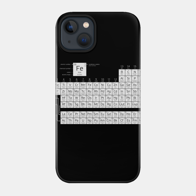 Periodic Table of Elements - Periodic Table - Phone Case