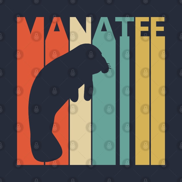 Funny Vintage Manatee Lover Gift by GWENT