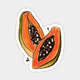 Papayas Magnet