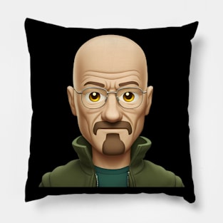 Walter white Emoji Pillow