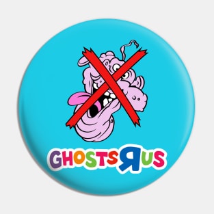 Ghosts R Us with wordmark Pin