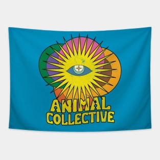 animal collective \/\/\ vintage look fan art design Tapestry