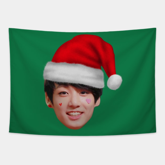 Jungkook Christmas Tapestry by Selfish.Co