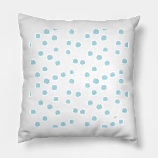 Polka Dots - Turquoise Pillow