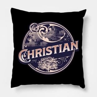 Christian Name Tshirt Pillow