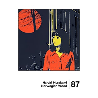 Norwegian Wood - Minimal Style Graphic Artwork T-Shirt