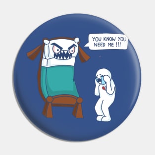 Toxic Bed Relationship Pin