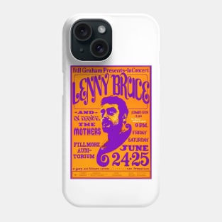 Lenny Bruce Live Poster Phone Case