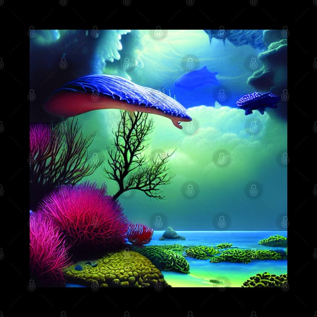 Fantasy Imaginary Seascape, Amazing Nature by Promen Art