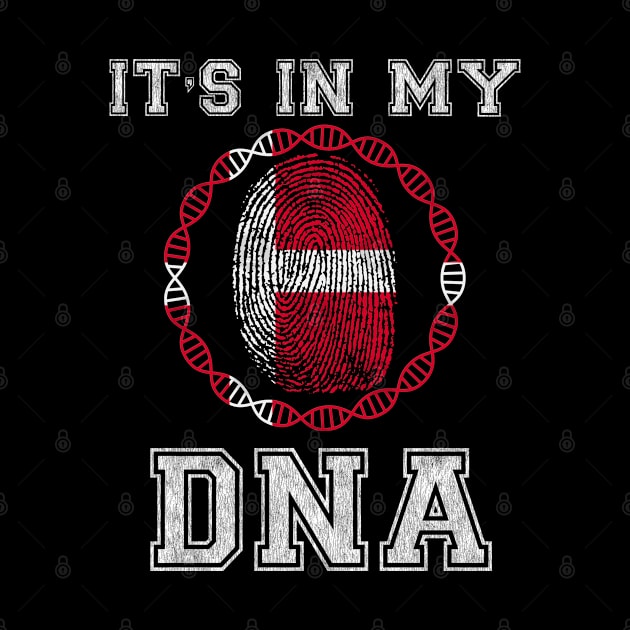 Denmark  It's In My DNA - Gift for Danish From Denmark by Country Flags