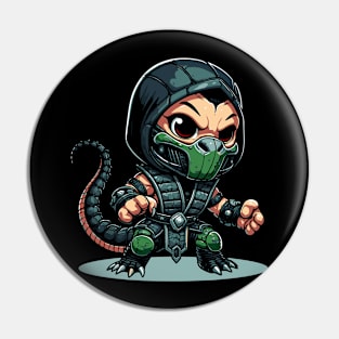 Green Ninja Pin