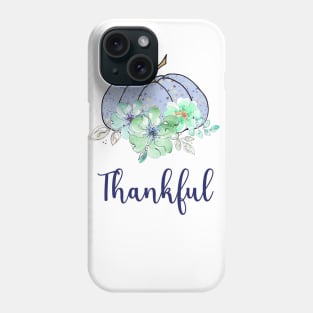 Thankful lavender pumpkin Phone Case