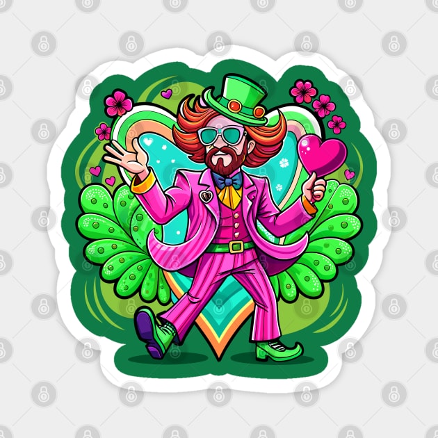 Let's Get Funky - St Patrick Magnet by dojranliev