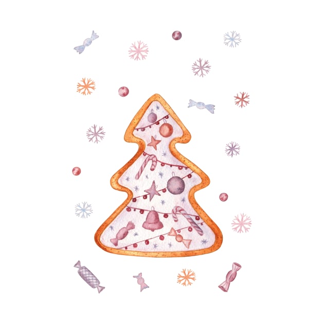 Christmas cookie tree by Flowersforbear