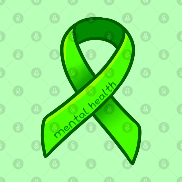 Mental Health Awareness Ribbon by leashonlife