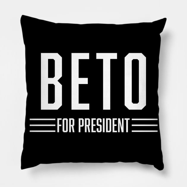 beto o'rourke for president Pillow by AlonaGraph