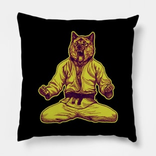 Martial Arts - Way of life #5 - Jiu jitsu Wolf - Competitor  winner Pillow